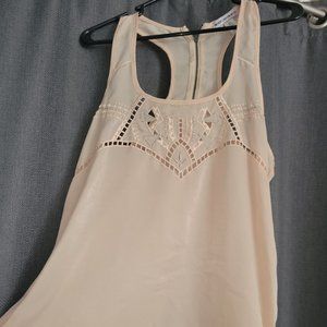 Silky Soft L Tank with Zipper back detail